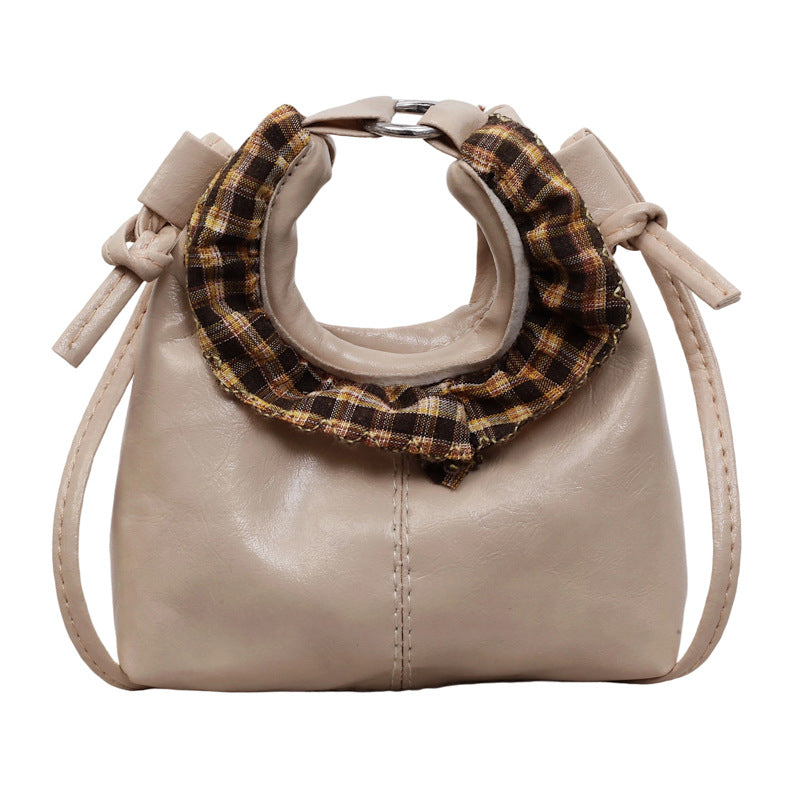 WoStylish Handgefertigte Leder Eimer Tasche Brehn