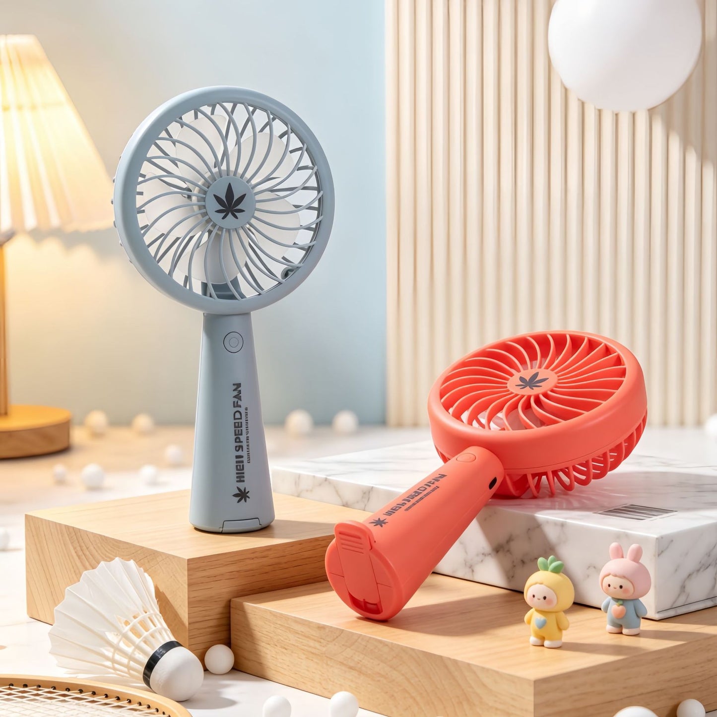 Damen tragbarer Hochgeschwindigkeitsventilator mit smartem Design Brehn