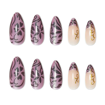 Ornamentale Nagelkunst Verlängerungen Brehn