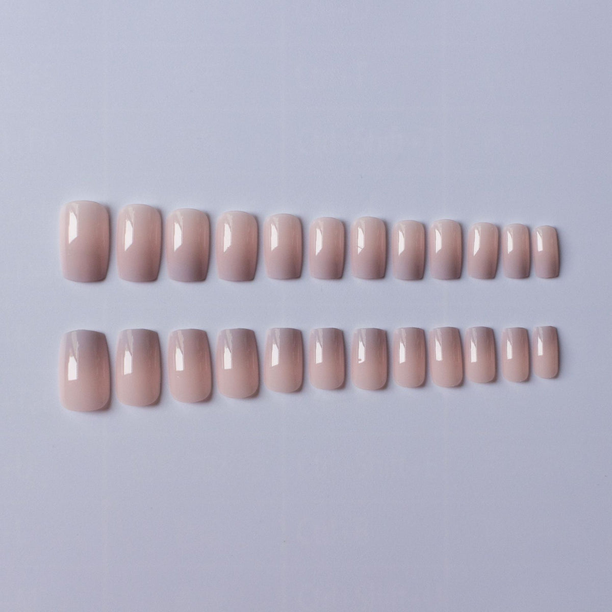 Elegante Ombre-Gel-Nailart