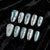 Künstlerisches Metallisches Press-On Nagelset Brehn