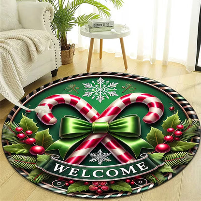 3D Weihnachtsmuster Teppich