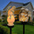 Dekorative Solar-Gartenstecker Statue Harz Mädchen Figur mit integriertem Solar-LED und wetterfestem Spike Brehn