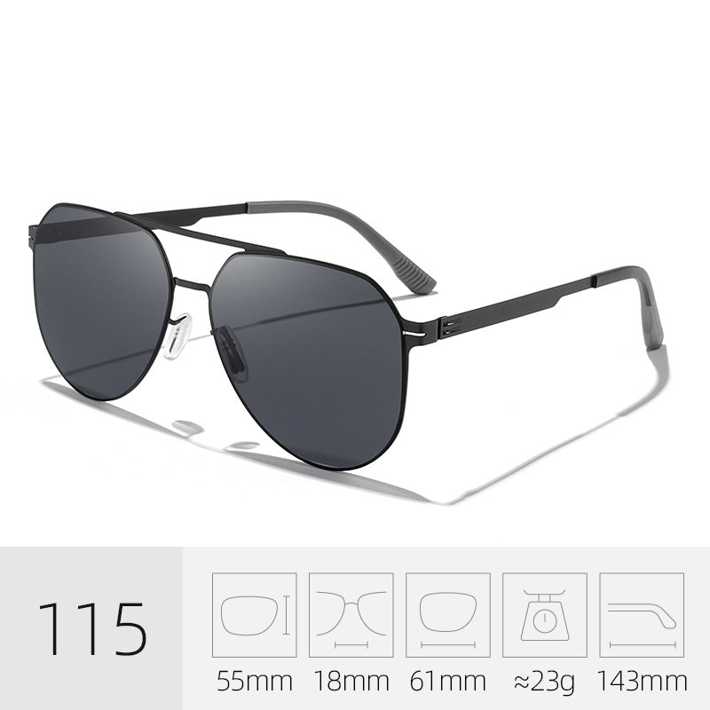 Premium leichte Aviator Sonnenbrille Brehn