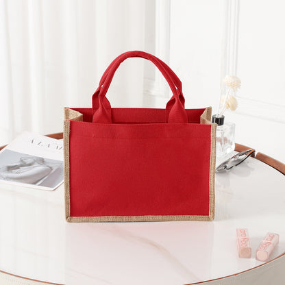 Geräumige Jutetasche mit Verstärkten Griffen Brehn