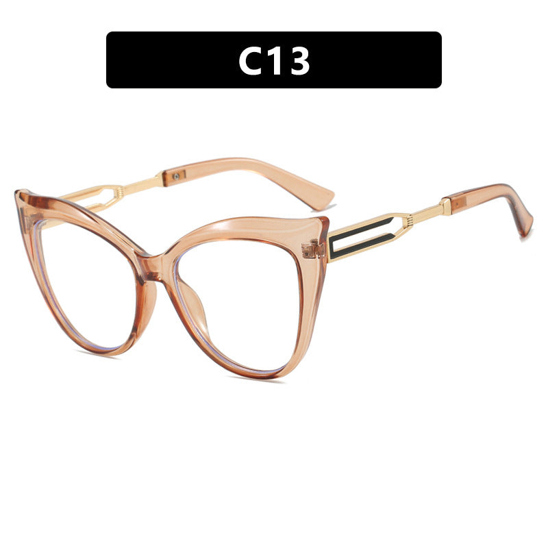 Damen cat-eye Brille mit elegantem Metallrahmen Brehn