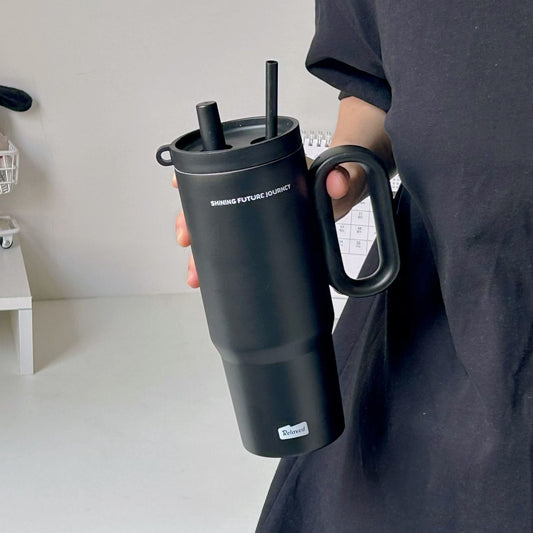 Damen Thermobecher mit praktischem Doppeltrinksystem Brehn