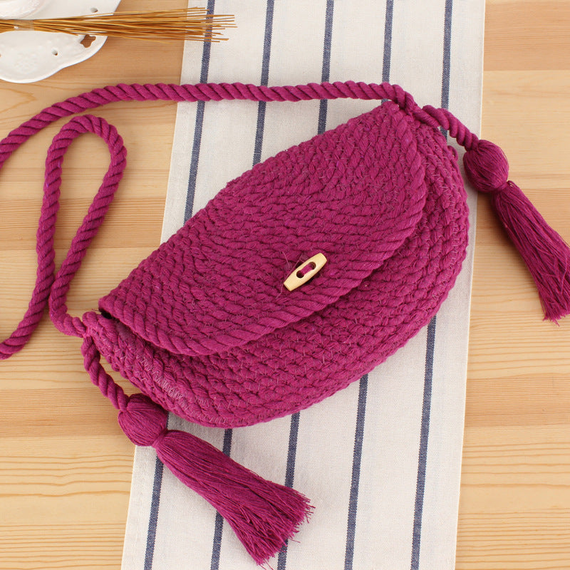 Handtasche mit Stilvollen Quasten Brehn