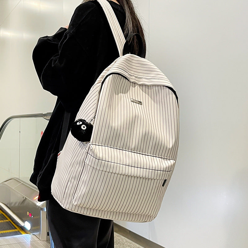 Stylische Gestreifte Rucksack
