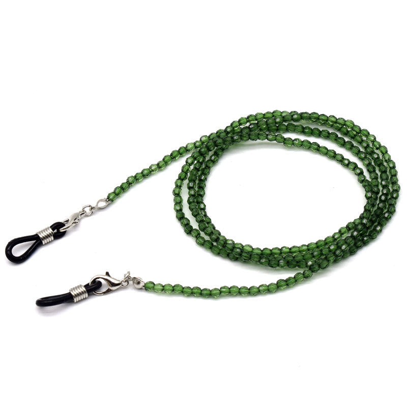Beaded Eyewear Chain with Adjustable Fasteners Brehn
