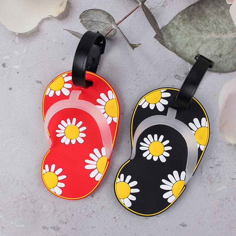 Spaßige Blumen Flip-Flop Gepäckanhänger Brehn