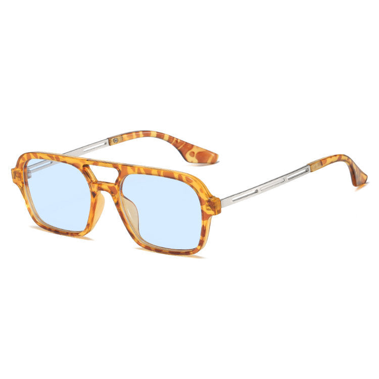 Damen Designer Sonnenbrille mit blauen Gläsern Brehn