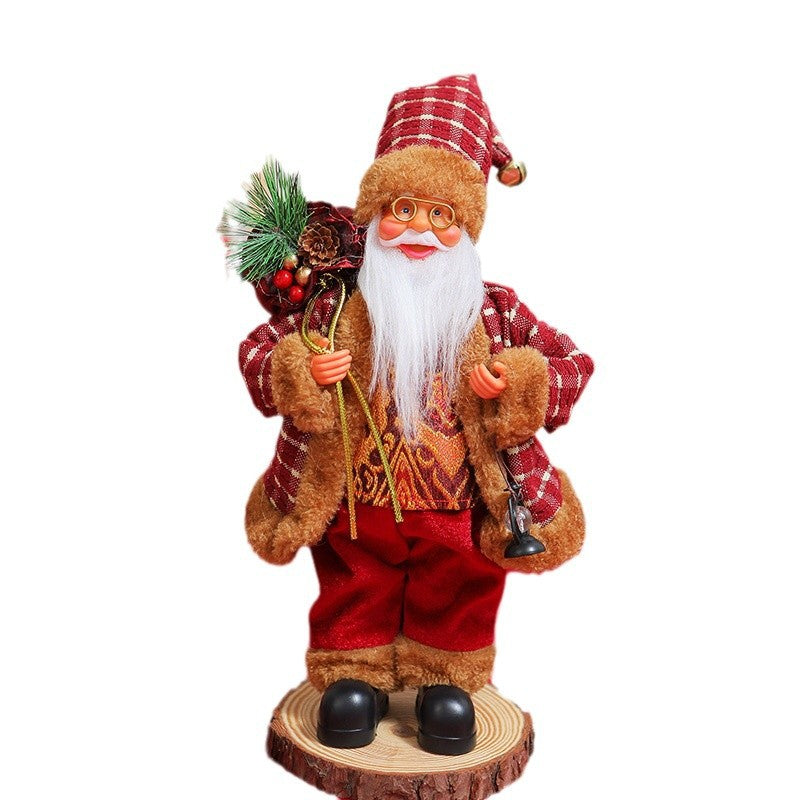 Nostalgische Weihnachtsmann Dekoration Brehn