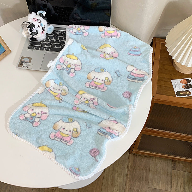 Kuscheldecke mit Verspieltem Tiermotiv Brehn