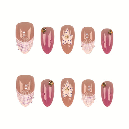 Künstlerische Press-On Nagelspitzen Set