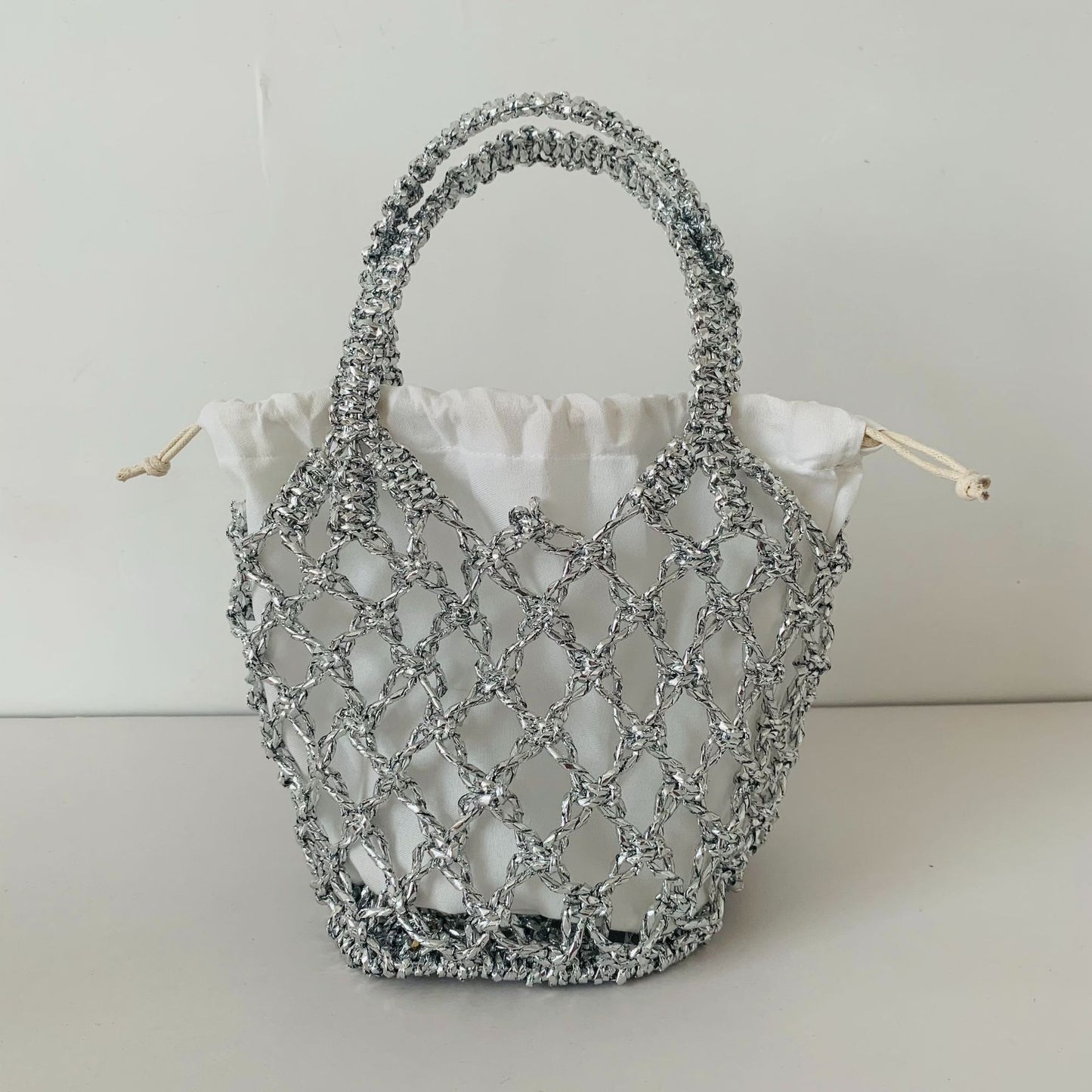 Netz-Shopper-Tasche mit Innenfutter Brehn