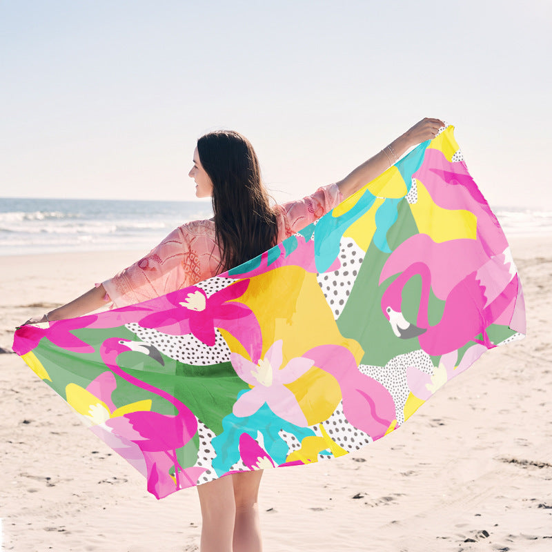 Leichter Strandtuch mit kreativem Quallen-Motiv Brehn