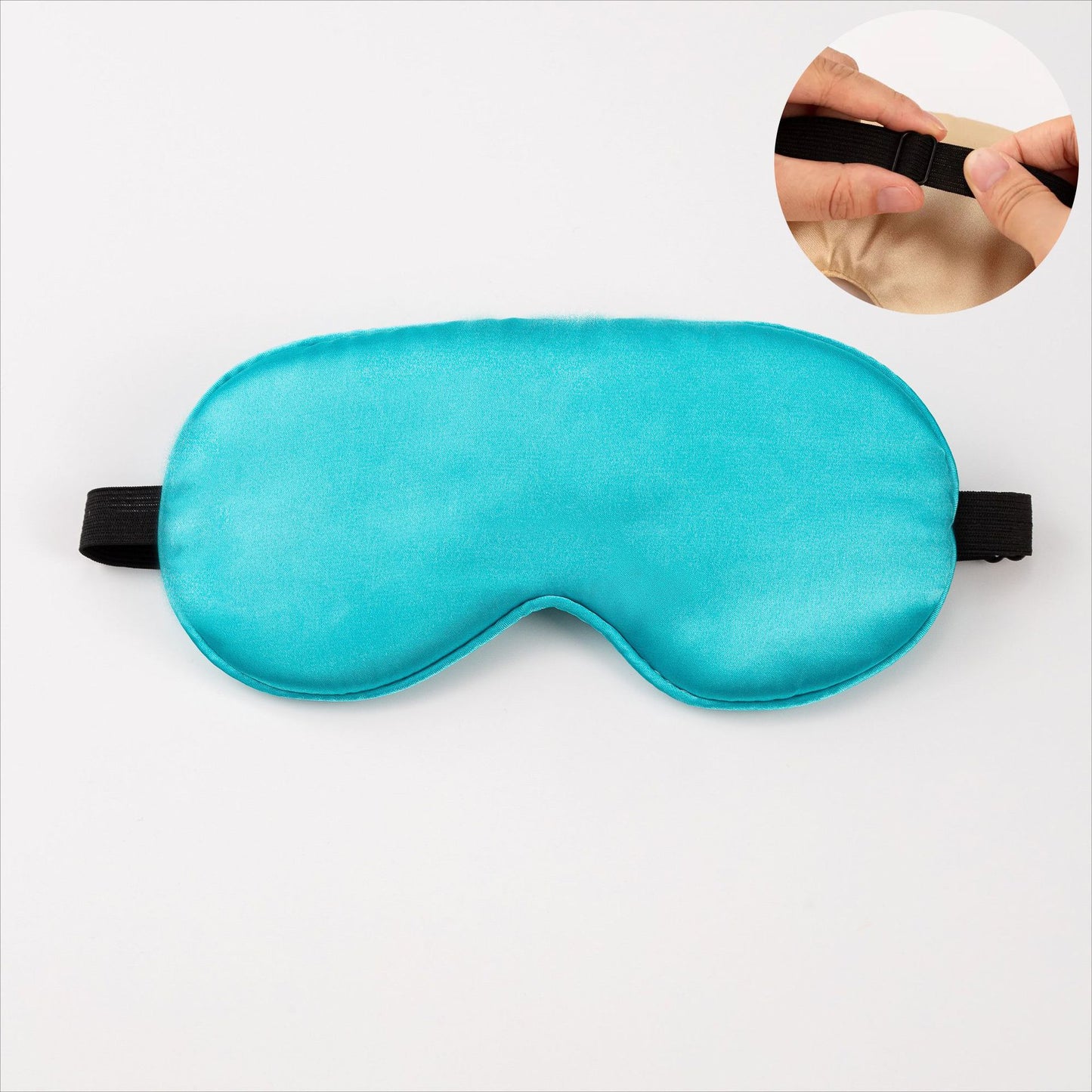 Unisex nan ergonomische Schlafmaske mit verstellbarem Elastikband und weicher Satinoberfläche Brehn