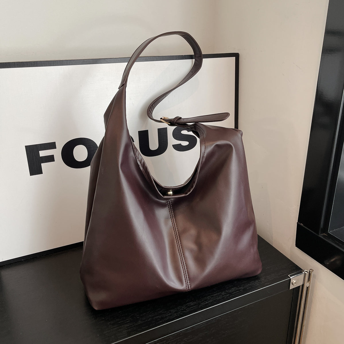 Elegante Leder Tote
