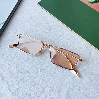 Modebewusste geometrische Fassung Sonnenbrille Brehn