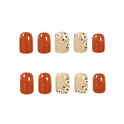 Floral Art Acryl Nagel Set Brehn