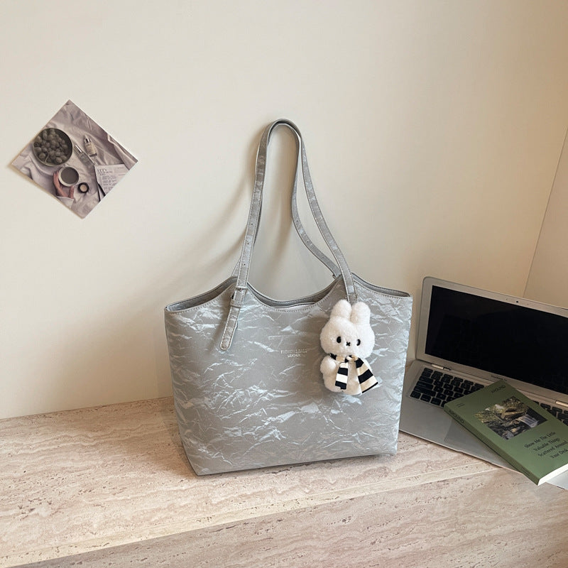 Stylische Texturierte Schultertasche Brehn