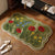 Bestickte florale Badematte