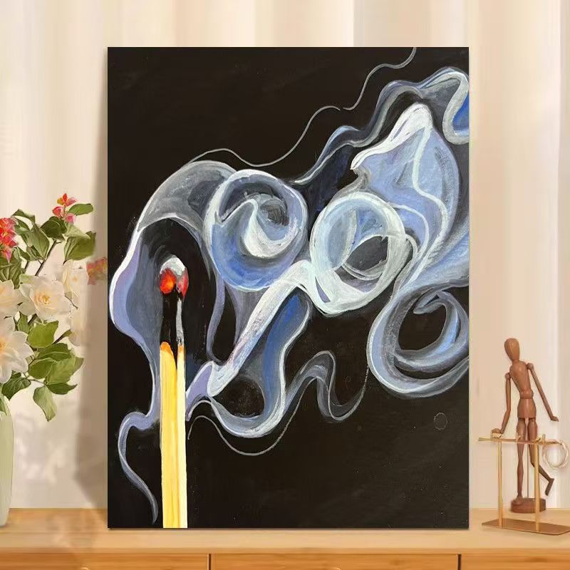 Abstract Smoke Art Print Brehn