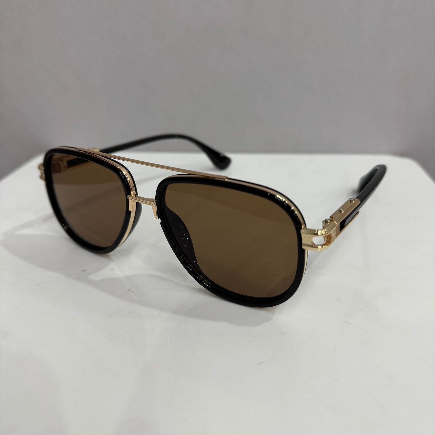 Vintage-inspirierte kräftige geometrische Sonnenbrille Brehn