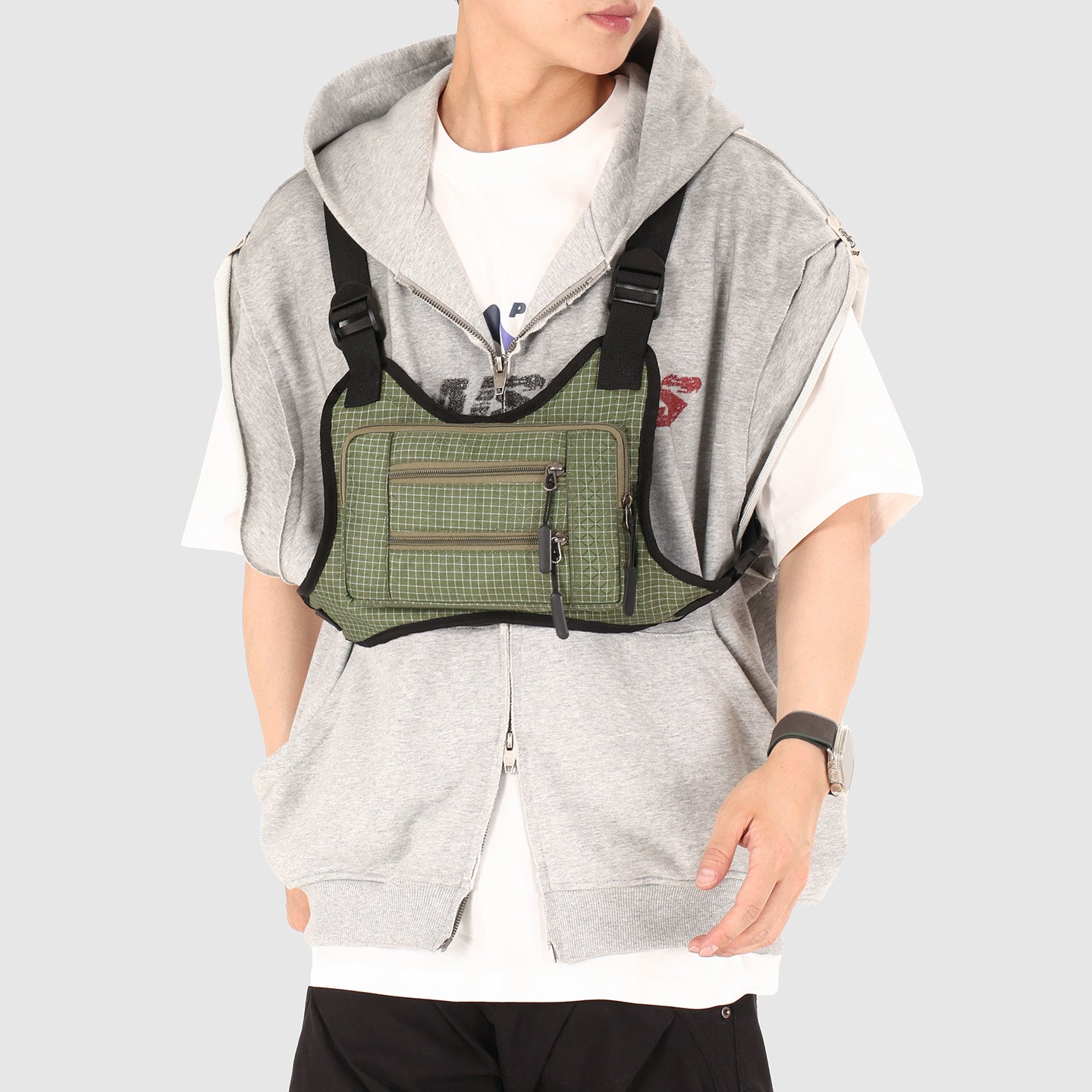 Verstellbare Utility-Brusttasche Brehn