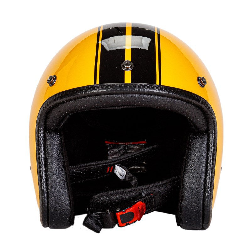 Klassischer Offene Gesicht Motorradhelm Brehn
