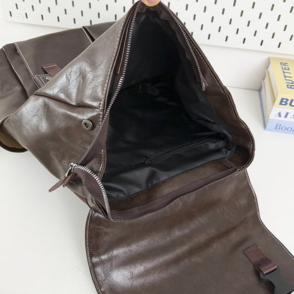 Stilvoller Echtleder Rucksack
