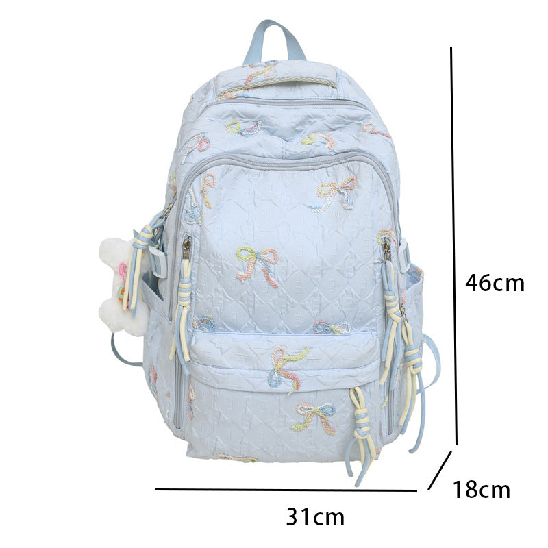 Gepolsterter Rucksack mit Schleifen-Detail Brehn