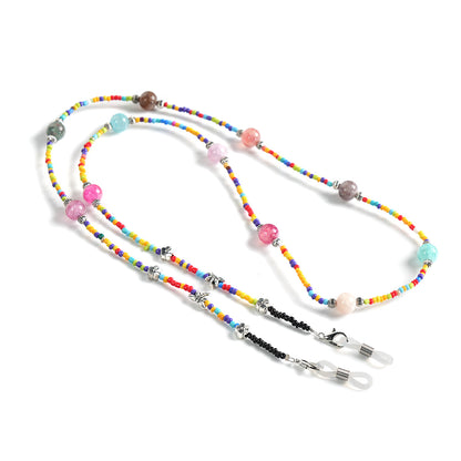 Bunte handgefertigte Perlen-Brillenband Brehn