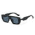 Statement Übergroße Shield Sonnenbrille Brehn