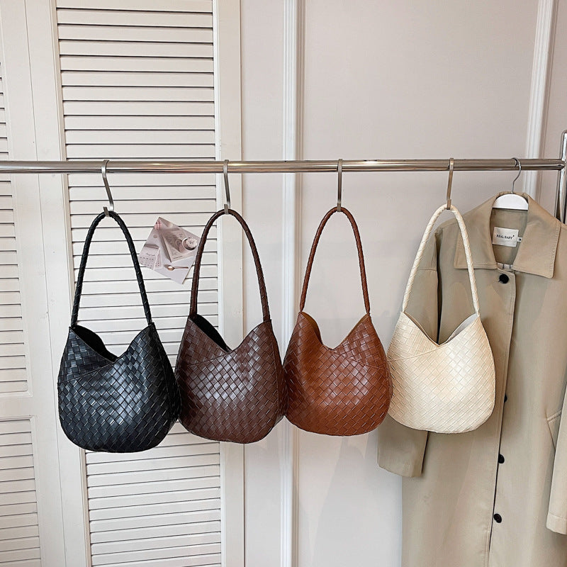 WoWoven Leder Hobo Tasche Brehn