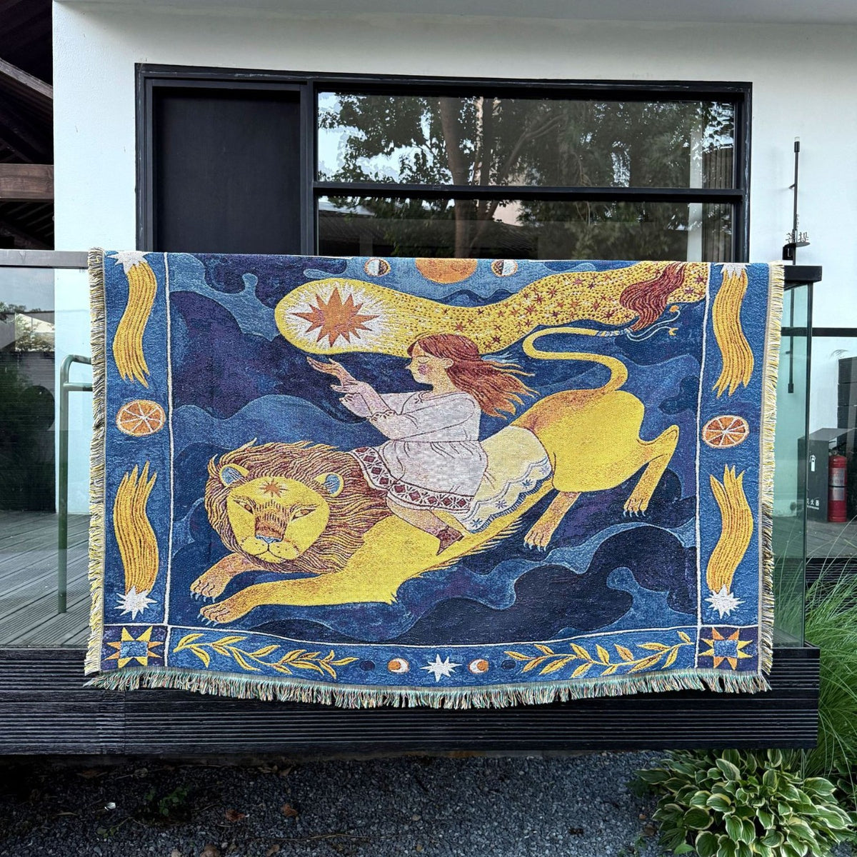 Künstlerische mythologische Szene Tagesdecke