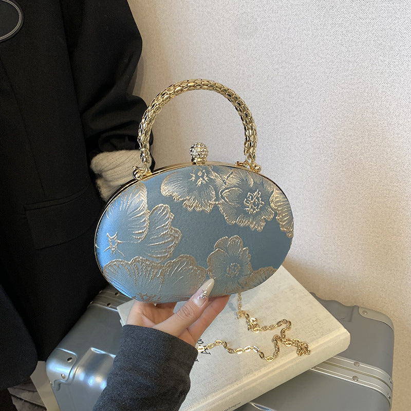 Elegante Blumen Abendtasche Brehn