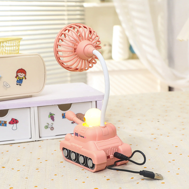 Frauen USB Vernebler Kühler Ventilator im kreativen Tankdesign Brehn