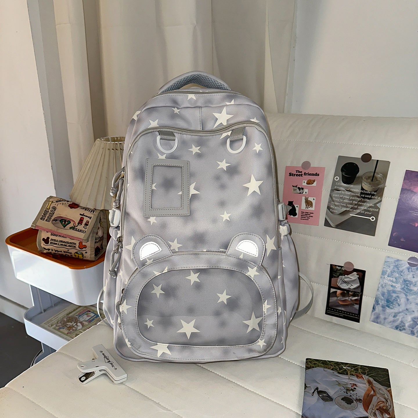 Rucksack mit Niedlichen Applikationen und Durchdachtem Stauraum Brehn