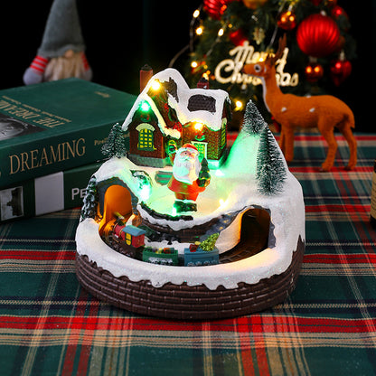 Beleuchtete Weihnachtsdorf Figur Brehn