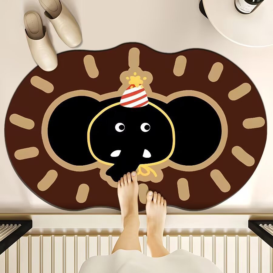 Süße Cartoon Bär Badmatte Brehn