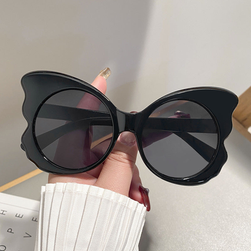 Damen Cat-Eye Sonnenbrille mit einzigartiger Rahmenführung und UV-Schutz Brehn
