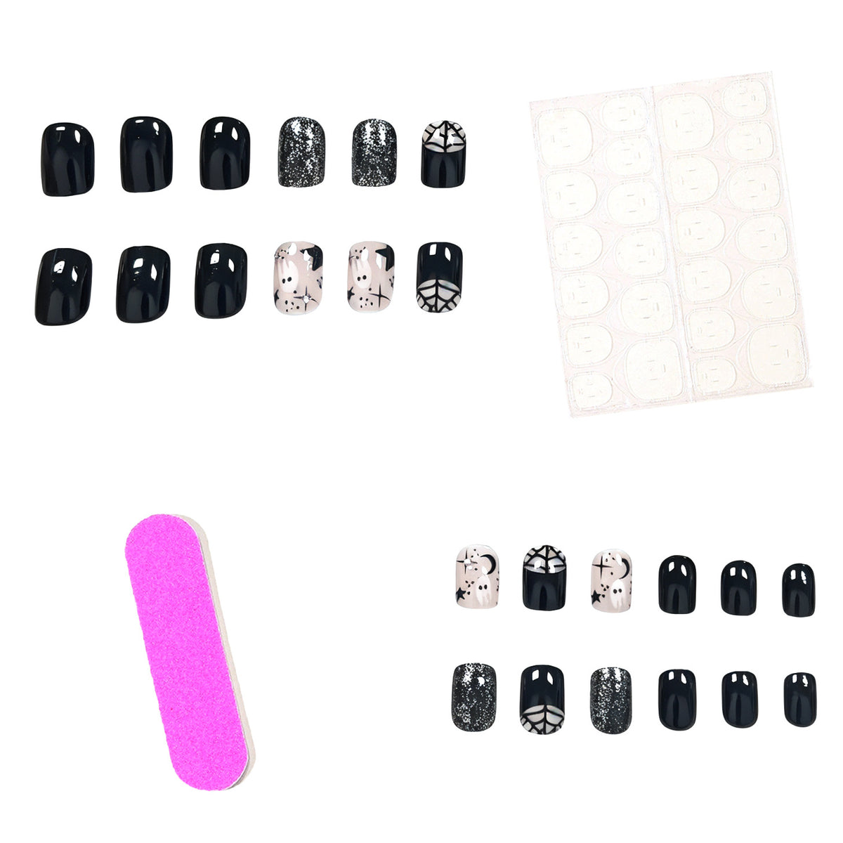 Halloween-Thema Nagelkunst Set Brehn 1789915860