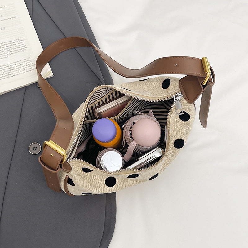 Legere Pünktchen Schultertasche