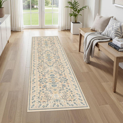 Vintage Floral Runner Teppich Brehn