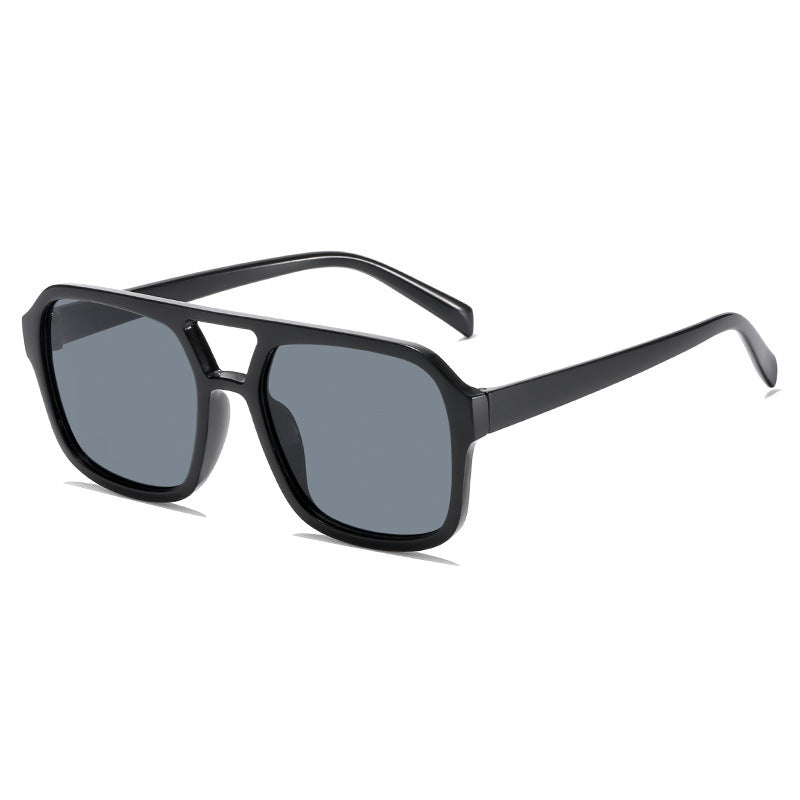 Klare Linse Quadratrahmen Sonnenbrille Brehn