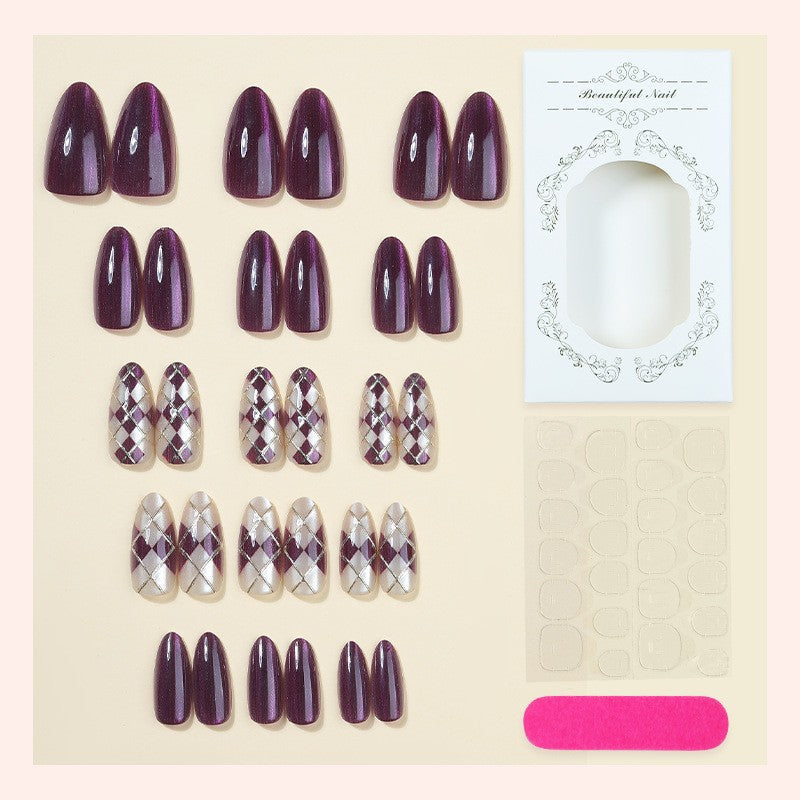 Elegante Schicke Press-On Nagelset Brehn