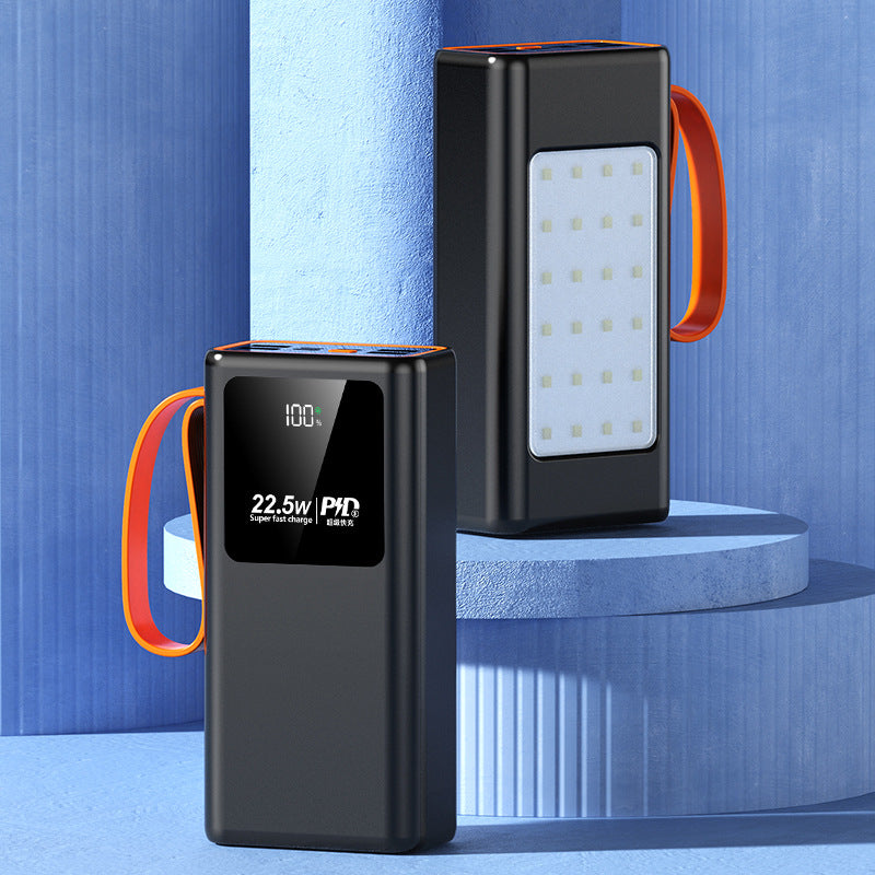 Tragbare Powerbank mit Leistungsstarker Solaraufladetechnologie und Led-Lampe Brehn