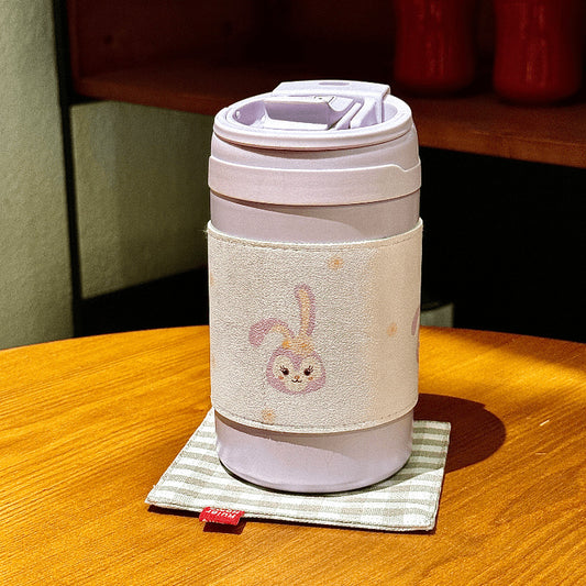 Damen Isolier-Kaffeebecher mit niedlichem Hasenmotiv Brehn
